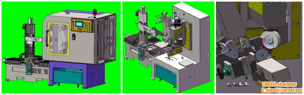ATZ5100 Mesin penggilingan atas CNC dengan loader untuk TCT Top Sharpening 6
